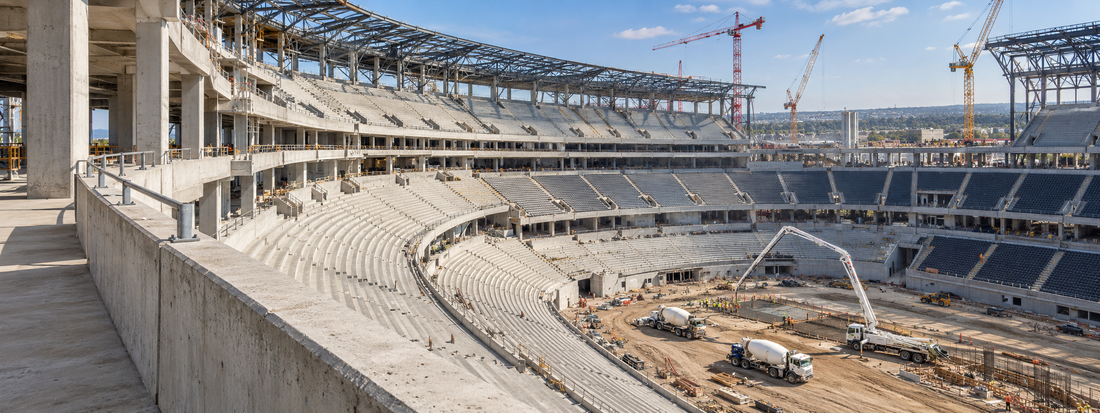 How Much Concrete Does It Take to Build an NFL Stadium?