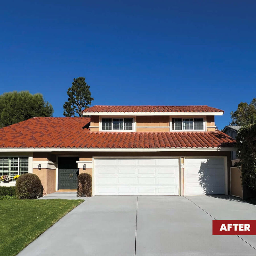Driveway after Like-Nu restoration