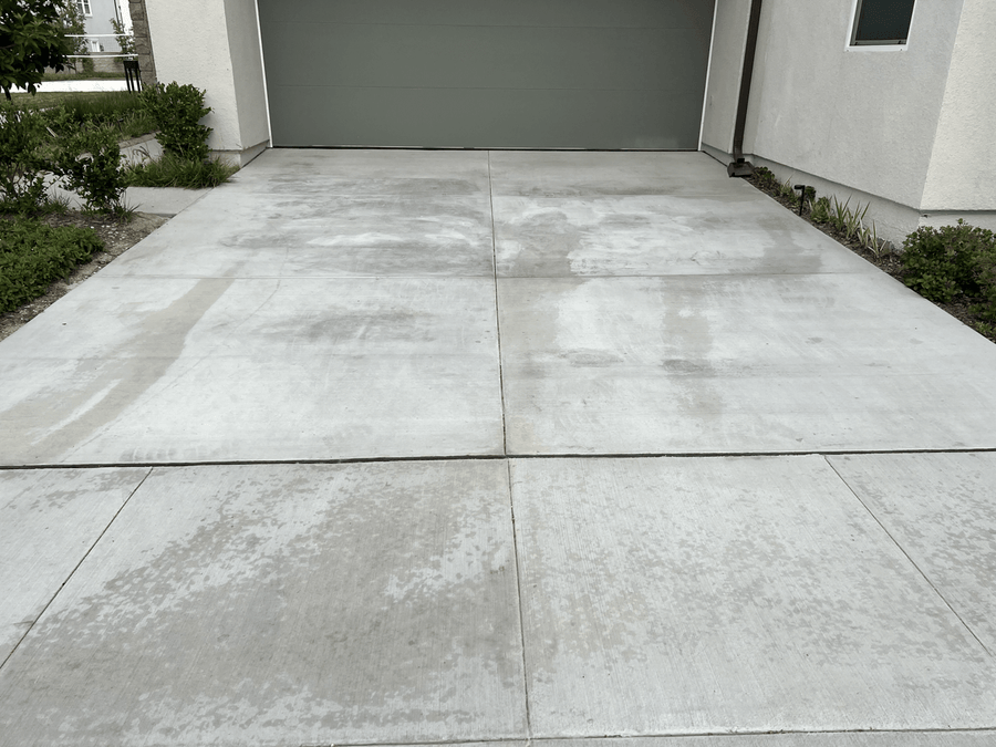 Full driveway before restoration