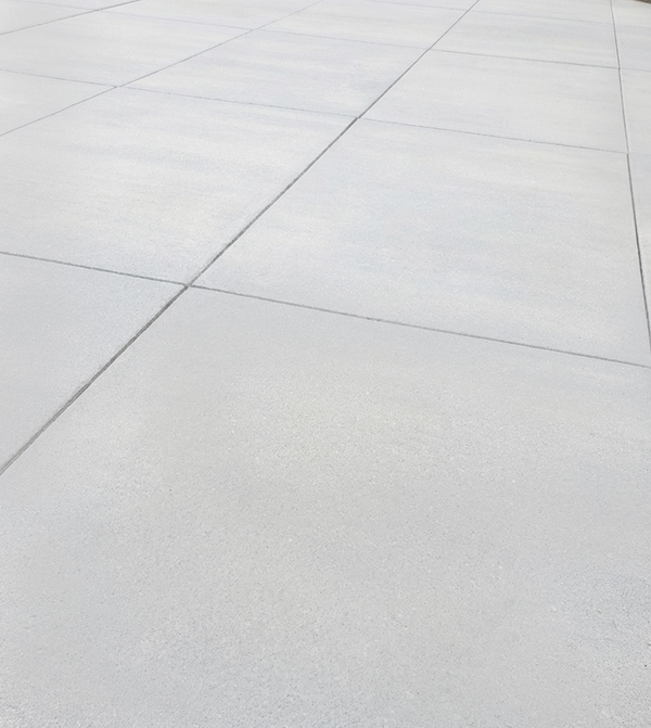 Oil stain on concrete after