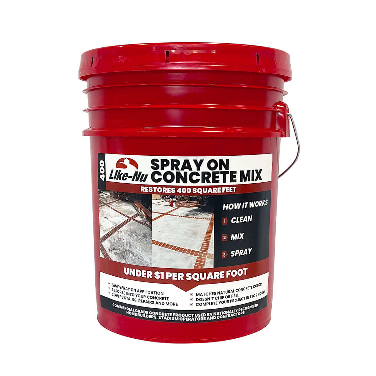 Concrete Mix | Like-Nu Spray-On Concrete Mix – Like-Nu Concrete