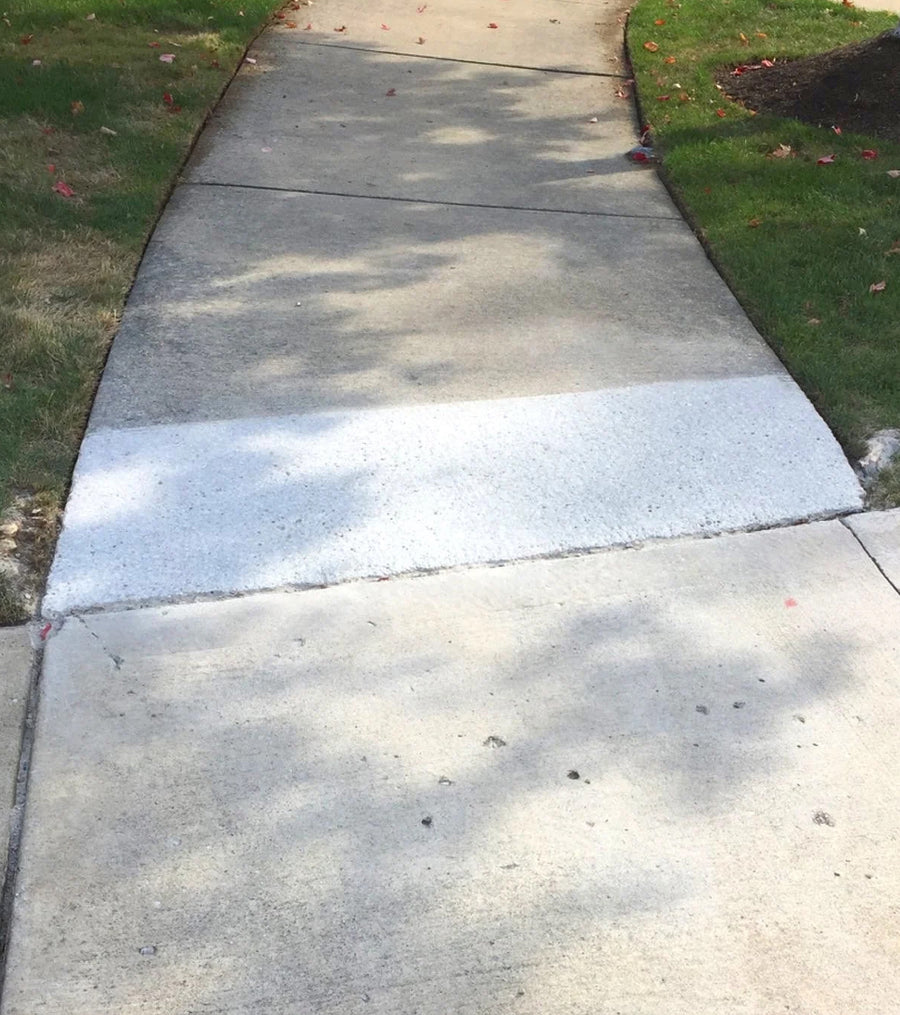 Repaired trip hazard before restoration