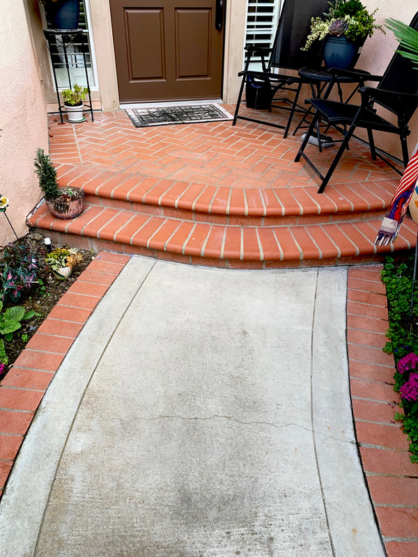 Stained Patios before