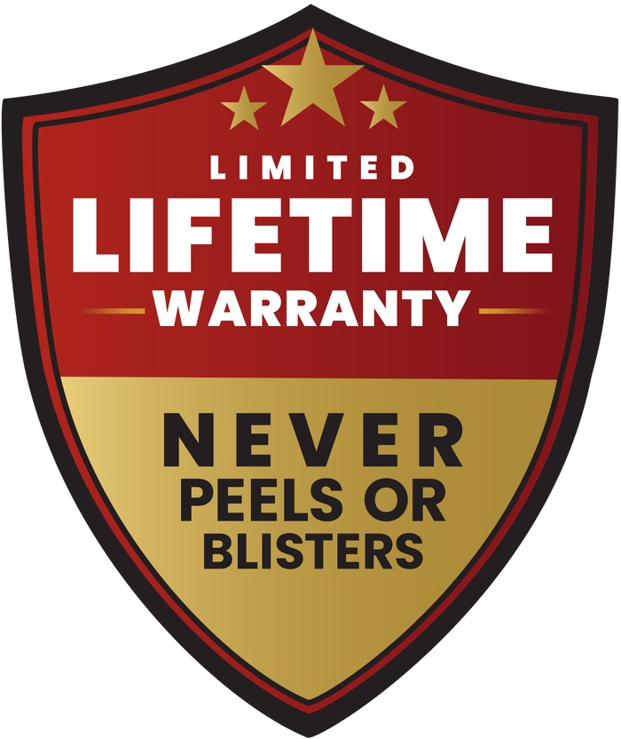 Like-Nu Lifetime Anti-Peel Warranty