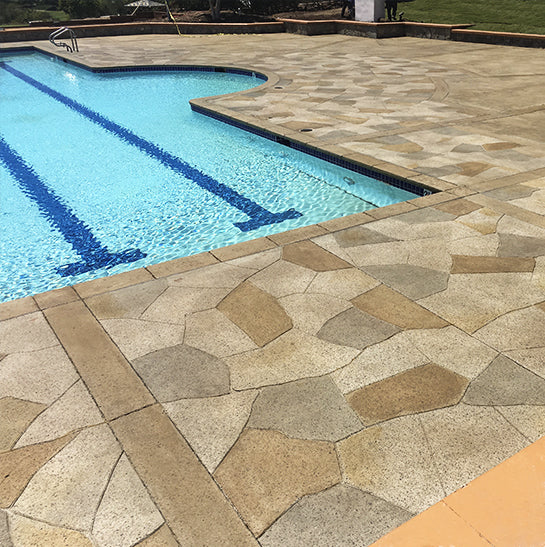 Pool deck restored to like-new condition with Like-Nu
