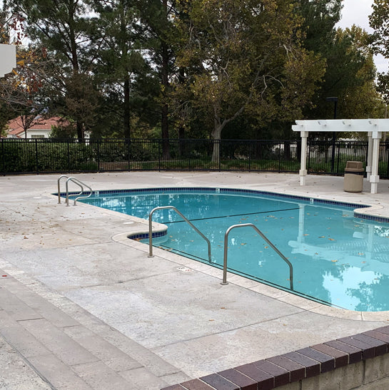 HOA community pool after restoration
