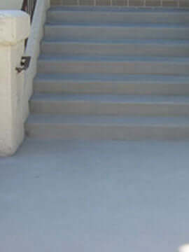 Commercial concrete stairs restored by Like Nu Concrete Restoration Services